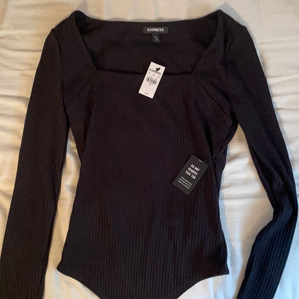 Express square neck bodysuit